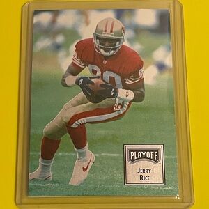 Jerry Rice #90 1993 Playoff Contenders Football Trading Card